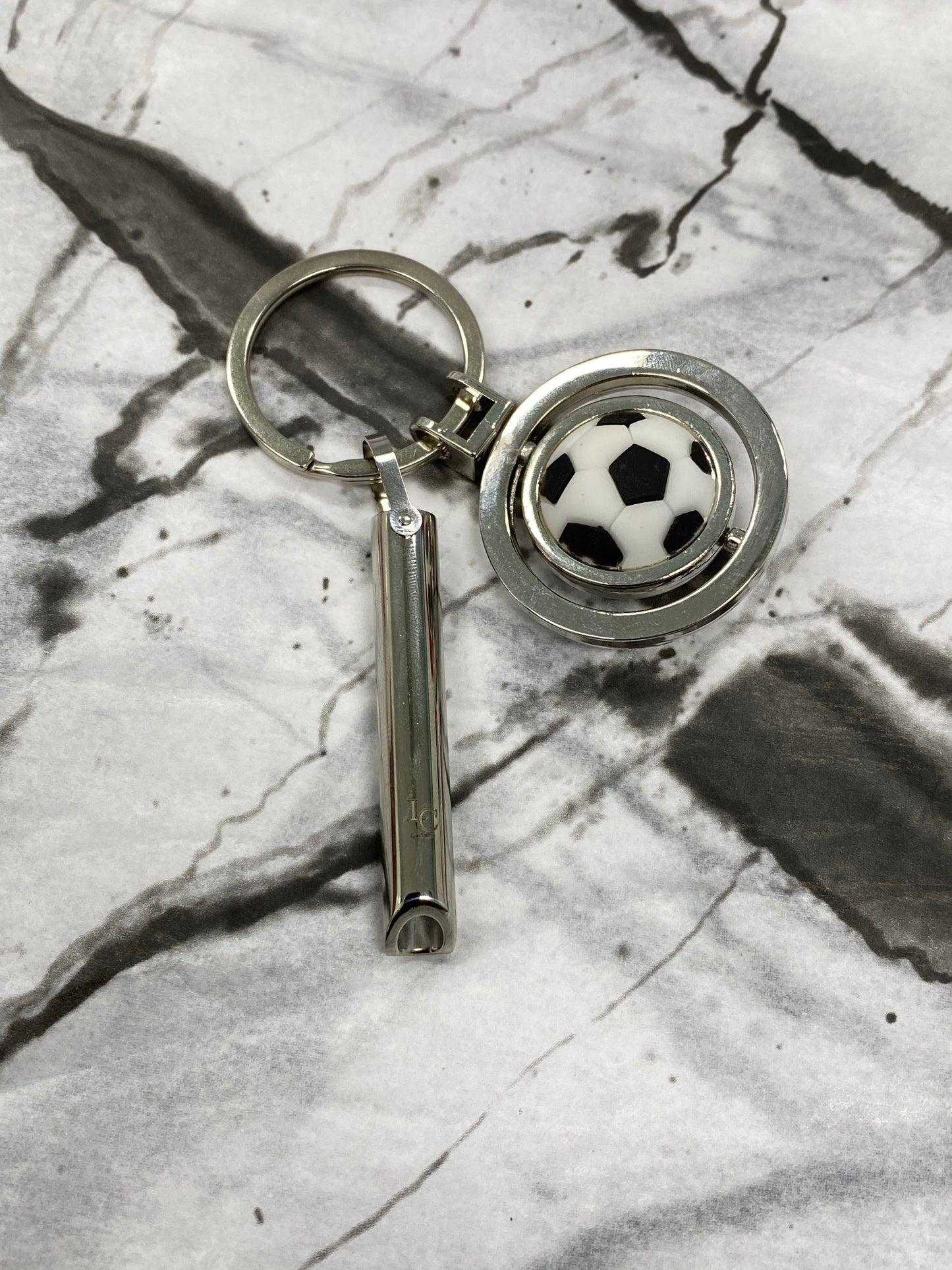 Soccer Keyring with Calming Pendant