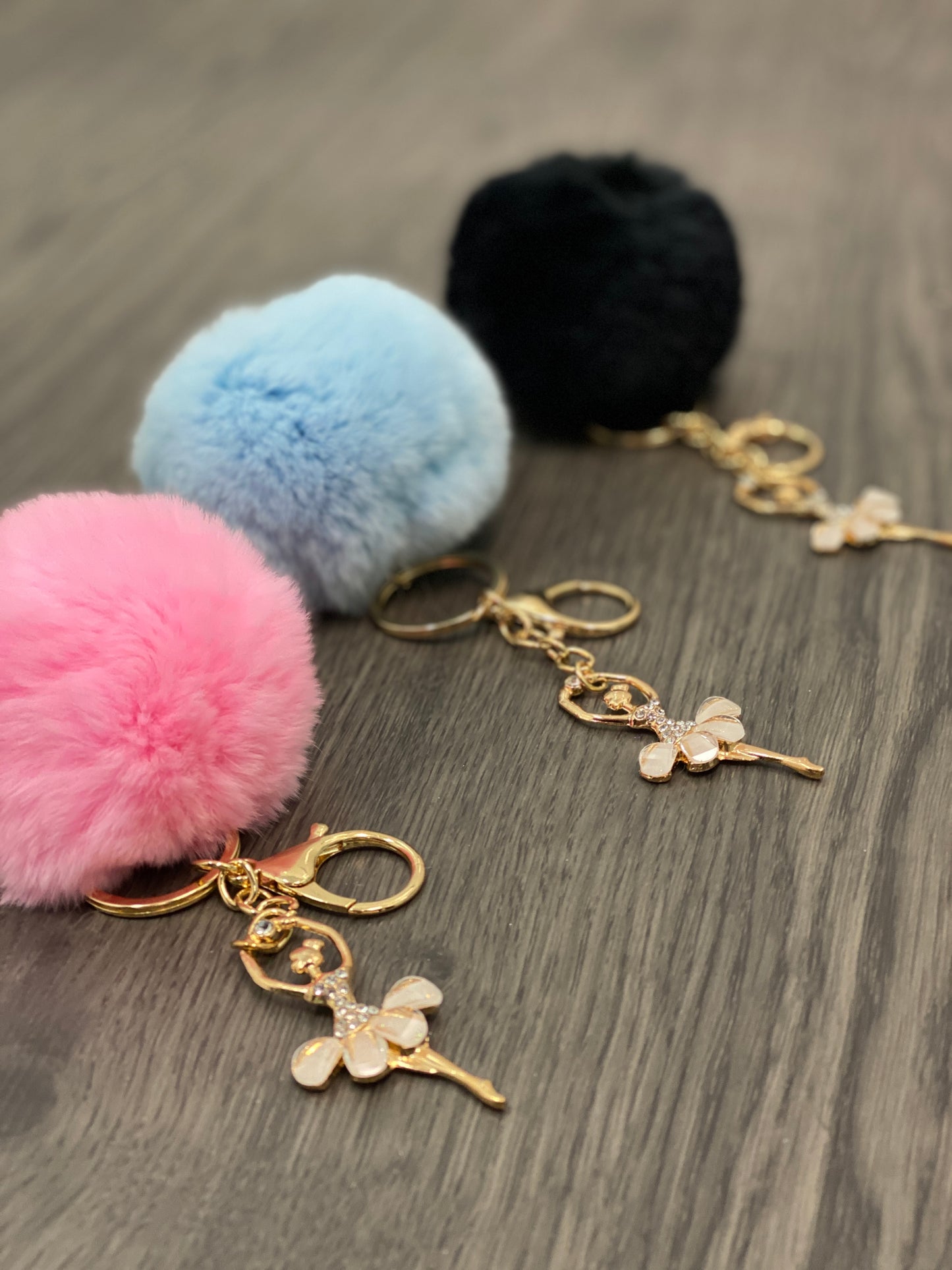 Fluffy Sensory Keyrings