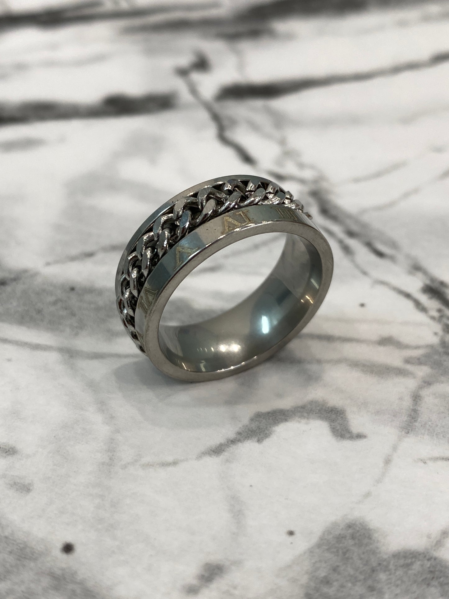 Spinning Silver Ring